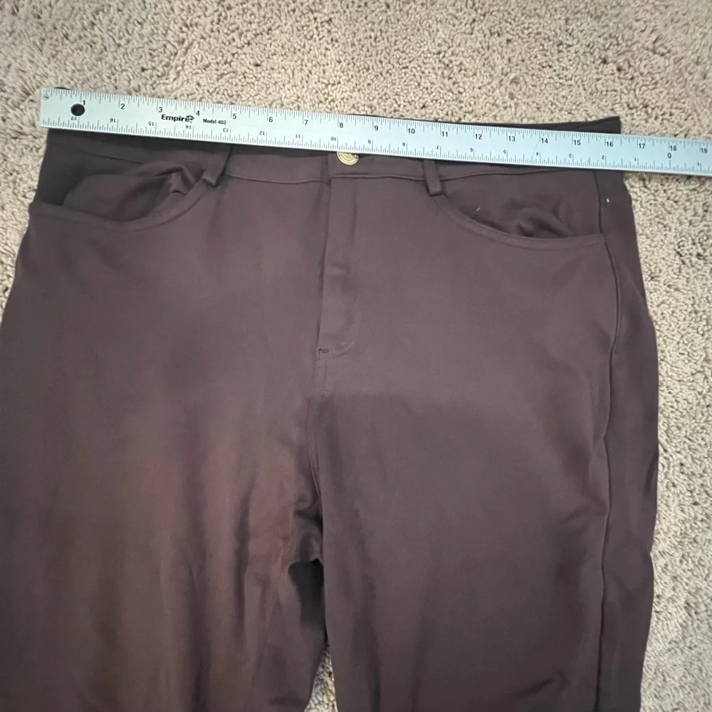 Large Michael kors MK stretchy knit pants brown